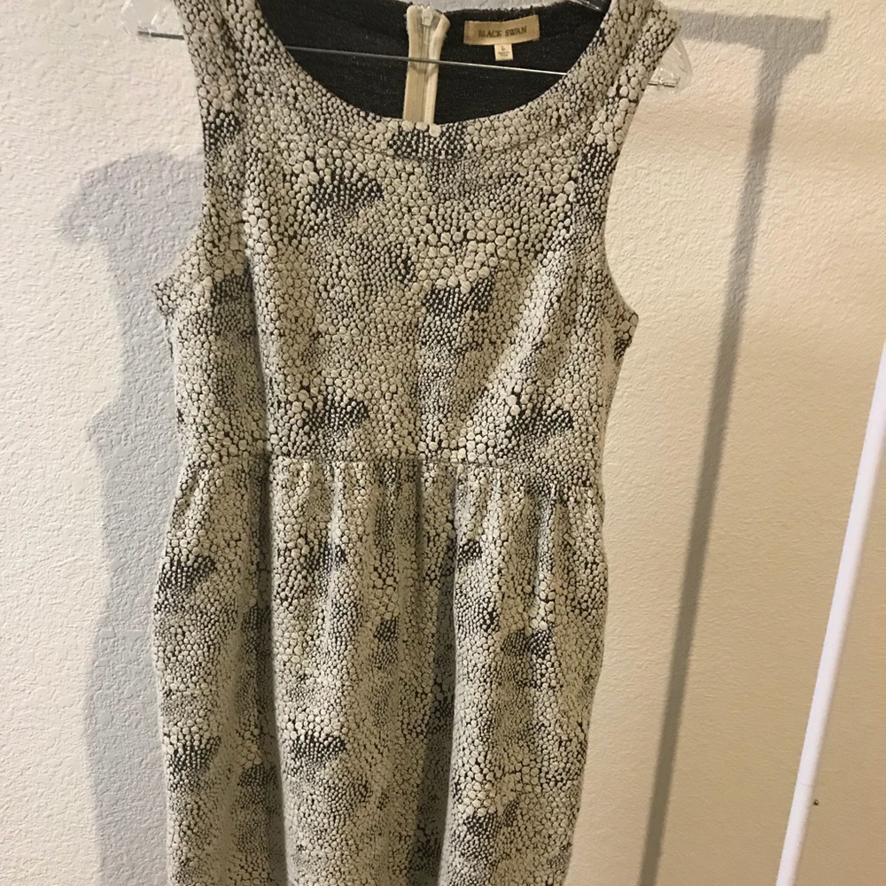 Black Swan Flare pattern dress